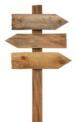 close up of a wooden sign on white background