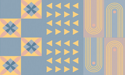 Abstract geometric patterns
