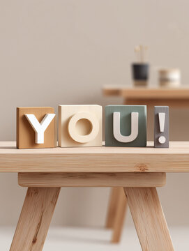 the word you is made of wood