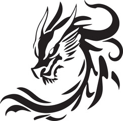Naklejka premium dragon logo 