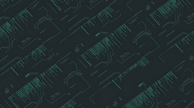 Abstract digital art conveying sophistication and technical innovation