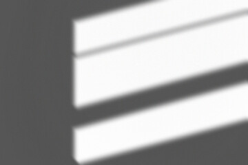 Abstract shadows from blinds on dark background