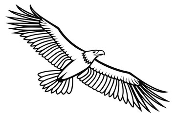 Majestic Eagle Soaring Through the Sky.
