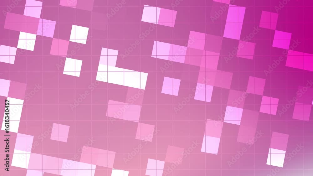 Poster berry navy mesmerizing pink gradient background with dynamically moving squares forming a modern and