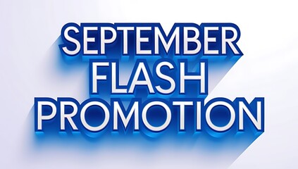 September flash promotion graphic design.