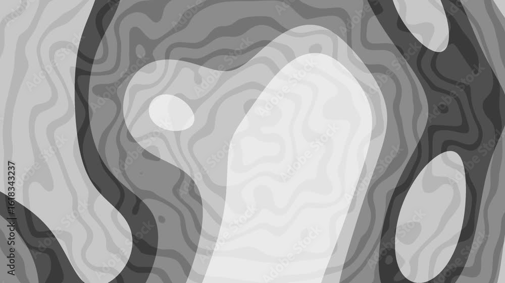 Aufkleber blue denim warm greys dynamic grayscale abstract background animation featuring flowing shapes and c