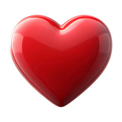 Heart Icon Isolated on White Background