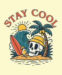 cartoon characters tropical tacos  t-shirt design t-shirt design