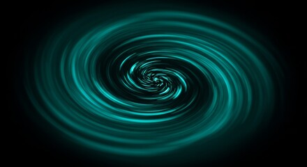 Illustration of a swirling blue vortex creates an abstract and futuristic background