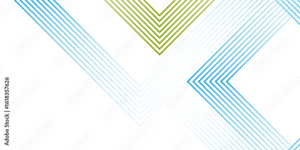 Aufkleber luxury wavy line abstract background with color element. futuristic technology concept. glowing rect