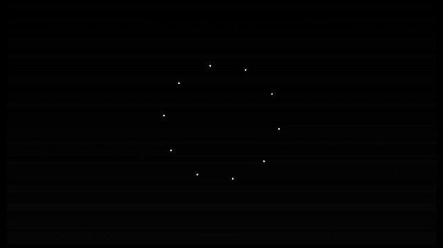 Explosive circle fireworks animation with glowing line sparks, shiny ellipse pop-up blast explosion, firework template motion graphics design, circle bursting background element, black screen, 4K 