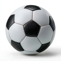 Ai generated image of a soccer ball isolated on white background