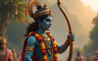 Lord Krishna holding Sudarshan Chakra. High quality