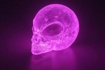 3d rendered illustration of human skull