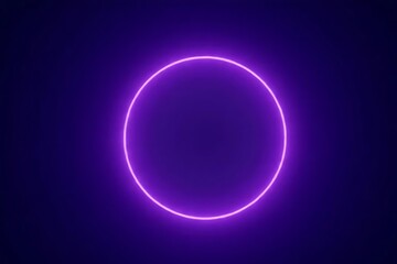 Fototapeta premium glowing neon light bulb