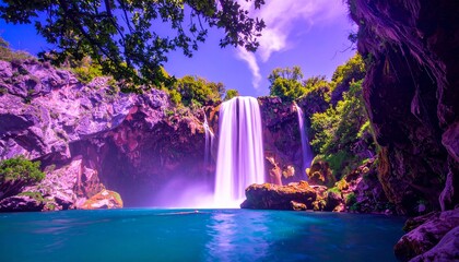 The sound of the falls is both calming and invigorating.  