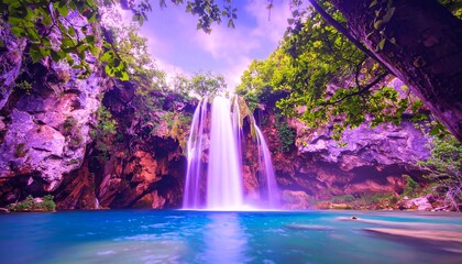 The beauty here is both wild and serene.  
