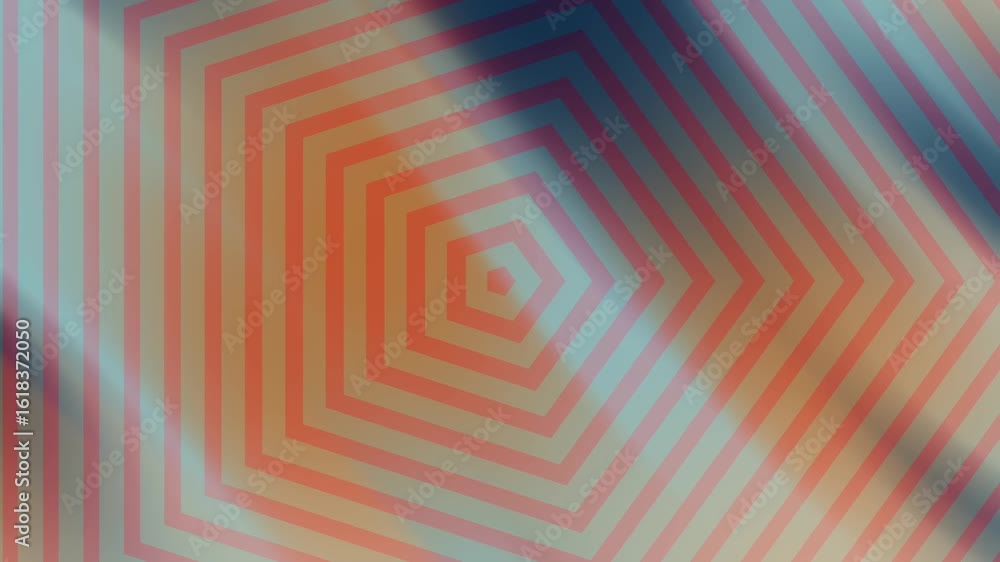 Poster navy copper shine mesmerizing motion graphics animation featuring a dynamic, expanding geometric pat