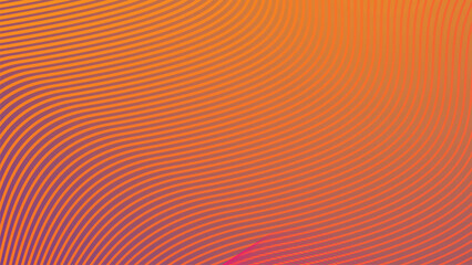 Red Orange Abstract Background with Stripes Line for Vibrant Modern Design, UI, and Digital Backdrops