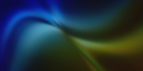 Fototapeta premium abstract blue light, green gradient background with noise