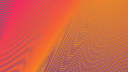 Red Orange Abstract Background with Stripes Line for Vibrant Modern Design, UI, and Digital Backdrops
