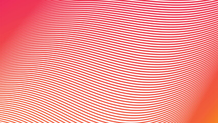 Red Orange Abstract Background with Stripes Line for Vibrant Modern Design, UI, and Digital Backdrops