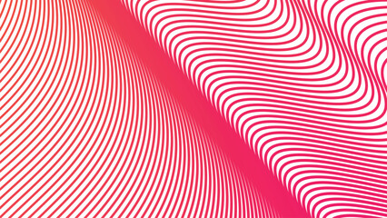 Red Orange Abstract Background with Stripes Line for Vibrant Modern Design, UI, and Digital Backdrops