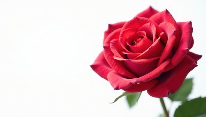 Intricate rose petal details, rich color saturation, pure white background, botany, pink, valentine