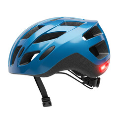 Cycling helmet ensuring protection and safety for cyclists on the road.