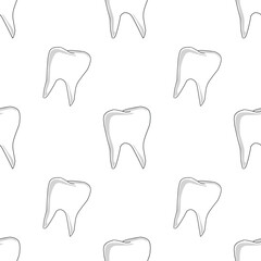 Teeth pattern background vector illustration design .eps