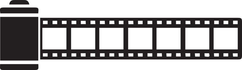 Classic Photographic Film Roll Depicting Analog Era Photography and Nostalgia for a Bygone Art Form of Visual Storytelling