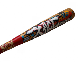 Ultrarealistic Baseball Bat with Graffiti Paintings Urban Style 4k 8k