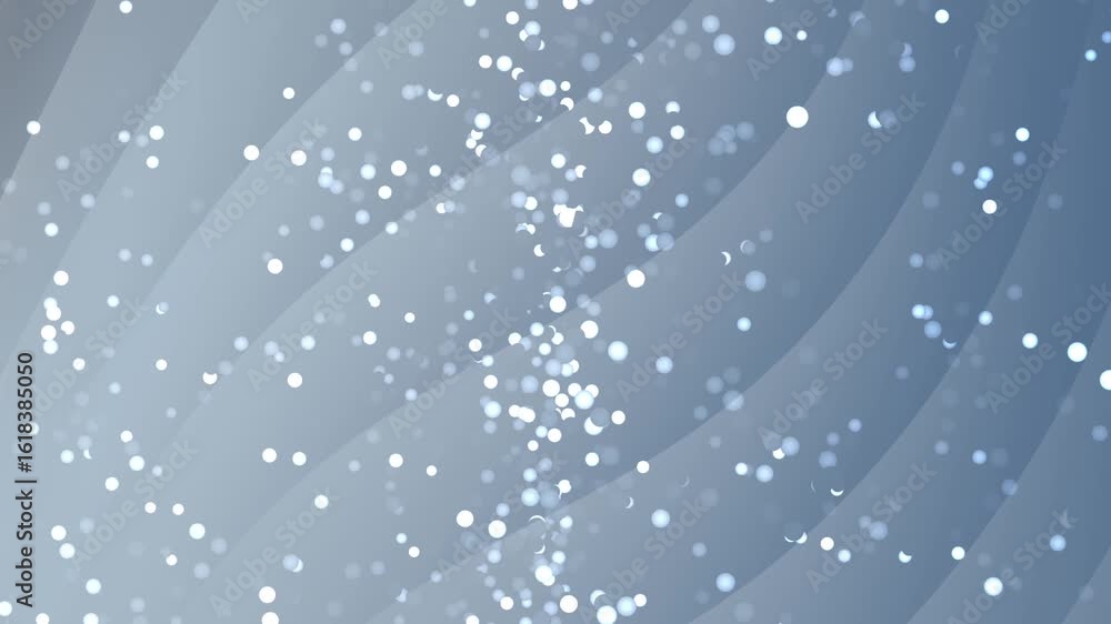 Poster twilight blue fade elegant silver background with floating particles and subtle waves creating a ser