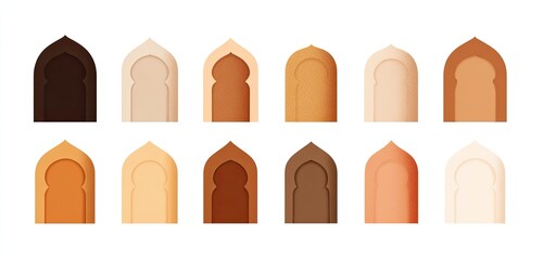 Collection of various archways