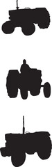 Tractor silhouette ls