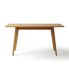 wooden table isolated on white, : wooden table isolated on white, Simple, elegant mid-century modern wooden table, perfect for any room. background removed