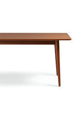 wooden table isolated on white, : wooden table isolated on white, Simple, elegant mid-century modern wooden table, perfect for any room. background removed