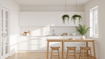 Fototapeta premium modern kitchen interior