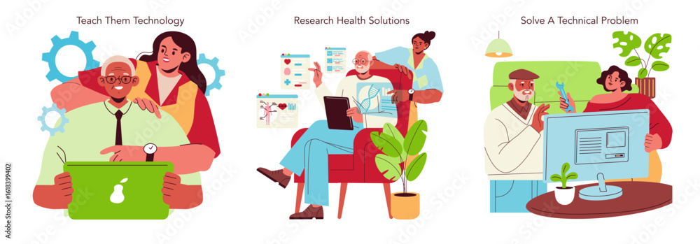Poster teaching technology and solving technical issues