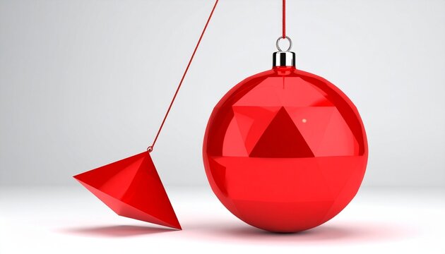 red decoration piece - Powered by Adobe