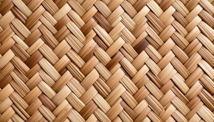 Woven Bamboo Pattern Background