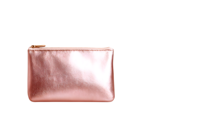 red purse isolated on white background