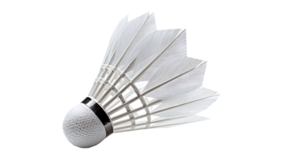 shuttlecock badminton in white background isolate with clipping path
