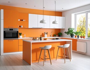 modern kitchen interior 