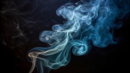 Fototapeta premium Abstract smoke on a background 