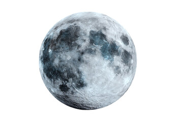 Obraz premium Close up view of the moon's surface.