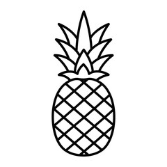 Outline Pineapple Icon