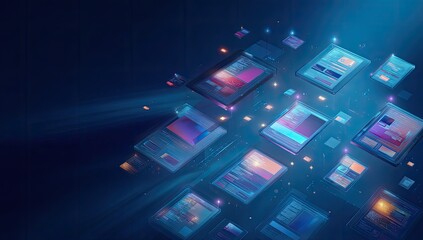 Digital devices in 3D space