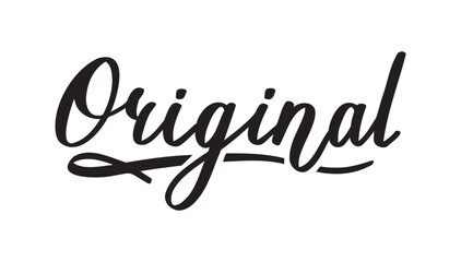 Fototapeta premium Original handwritten doodle lettering phrase or quote. Original message saying text. Hand drawn print clipart.
