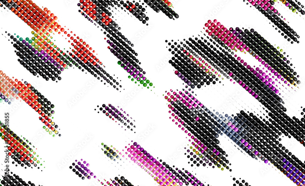 Poster abstract colorful sphere pattern background